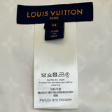 ルイ・ヴィトン LOUIS VUITTON モノグラム総柄ジップアップブルゾン FN0W07 ベージュ コットン レディース ブルゾン