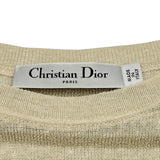 クリスチャン・ディオール Christian Dior JADIOR DUBAI マリニエールニットセーター 214S97DB903 ベージュ リネン レディース セーター