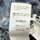 クリスチャン・ディオール Christian Dior フローラルジャガードカシミヤニットセーター 314S78AM421 ブルー カシミヤ レディース セーター