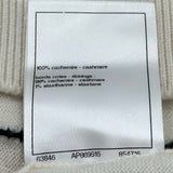 シャネル CHANEL ココマークロゴカシミヤニットセーター P74734 ホワイト カシミヤ レディース セーター