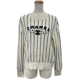 シャネル CHANEL ココマークロゴカシミヤニットセーター P74734 ホワイト カシミヤ レディース セーター