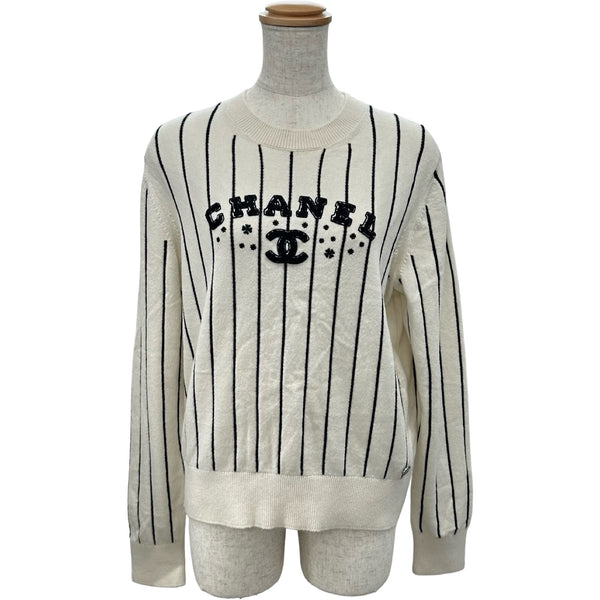 シャネル CHANEL ココマークロゴカシミヤニットセーター P74734