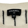 シャネル CHANEL ココマークロゴカシミヤニットセーター P74734 ホワイト カシミヤ レディース セーター