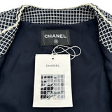 シャネル CHANEL ココマークボタンツイードジャケット P78818 ブラック レーヨン レディース テーラードジャケット