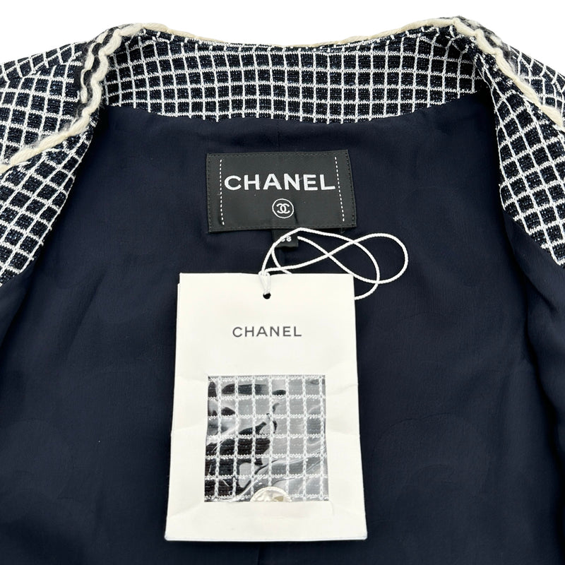 シャネル CHANEL ココマークボタンツイードジャケット P78818 ブラック