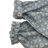 ルイ・ヴィトン LOUIS VUITTON モノグラム総柄ナイロンジャケット FPOW11 ブルー ナイロン レディース ナイロンジャケット