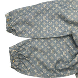 ルイ・ヴィトン LOUIS VUITTON モノグラム総柄ナイロンジャケット FPOW11 ブルー ナイロン レディース ナイロンジャケット