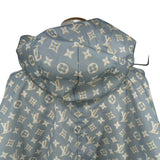 ルイ・ヴィトン LOUIS VUITTON モノグラム総柄ナイロンジャケット FPOW11 ブルー ナイロン レディース ナイロンジャケット