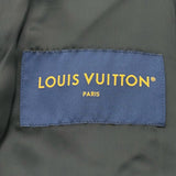 ルイ・ヴィトン LOUIS VUITTON グラフィックプリントバーシティジャケット HOL07E ブラック レザー メンズ その他アウター