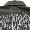 バレンシアガ BALENCIAGA メタルロゴラージフィットデニムジャケット 773804 グレー デニム メンズ デニムジャケット