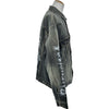 バレンシアガ BALENCIAGA メタルロゴラージフィットデニムジャケット 773804 グレー デニム メンズ デニムジャケット