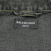 バレンシアガ BALENCIAGA メタルロゴラージフィットデニムジャケット 773804 グレー デニム メンズ デニムジャケット