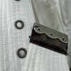 ルイ・ヴィトン LOUIS VUITTON デザインジップアップフライトジャケット FKDB95 ホワイト コットン レディース その他アウター