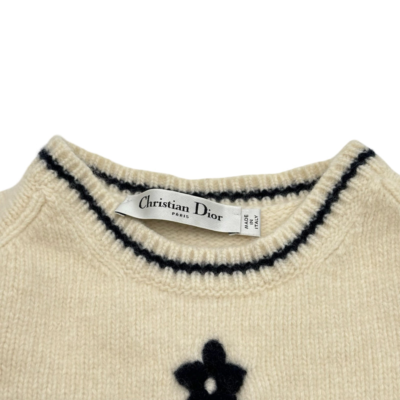 クリスチャン・ディオール Christian Dior ロゴジャガードカシミヤ混