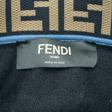 フェンディ FENDI FFモチーフ ハイネックニットセーター FZZ411 ブラック ウール メンズ セーター