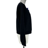 フェンディ FENDI カートリモチーフスウェットシャツ ブラック レーヨン レディース スウェット
