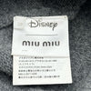 ミュウミュウ miu miu ×Disney アリスモチーフニットセーター MML288 グレー ウール レディース セーター