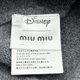 ミュウミュウ miu miu ×Disney アリスモチーフニットセーター MML288 グレー ウール レディース セーター