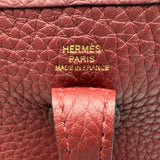 エルメス HERMES エヴリン TPM K刻 ルージュアッシュ ゴールド金具 トリヨン レディース ショルダーバッグ