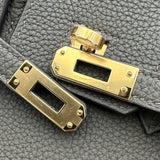 エルメス HERMES バーキン25 K刻印 ユーカリプタス ゴールド金具 トゴ レディース ハンドバッグ