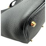 エルメス HERMES ピコタンロックPM G刻 ブラック ゴールド金具 トリヨンクレマンス レディース ハンドバッグ