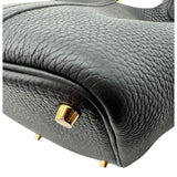 エルメス HERMES ピコタンロックPM G刻 ブラック ゴールド金具 トリヨンクレマンス レディース ハンドバッグ