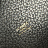 エルメス HERMES ピコタンロックPM G刻 ブラック ゴールド金具 トリヨンクレマンス レディース ハンドバッグ