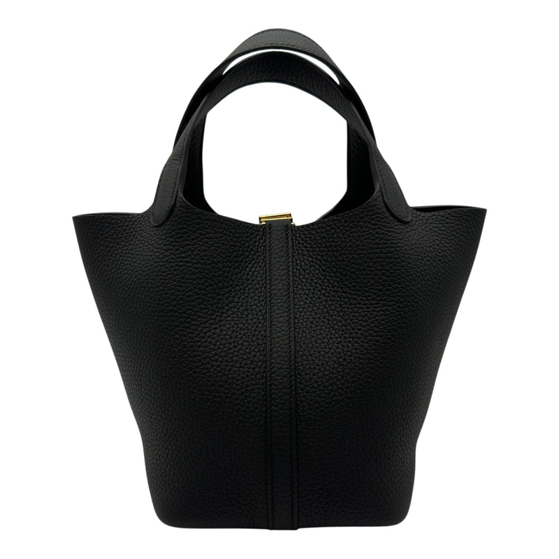 エルメス HERMES ピコタンロックPM G刻 ブラック ゴールド金具