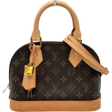 ルイ・ヴィトン LOUIS VUITTON アルマBB M53152 ブラウン モノグラムキャンバス レディース ショルダーバッグ
