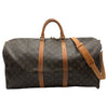 ルイ・ヴィトン LOUIS VUITTON キーポル・バンドリエール55 M41414 ブラウン モノグラム/レザー メンズ ボストンバッグ