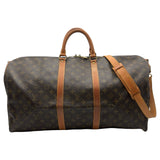 ルイ・ヴィトン LOUIS VUITTON キーポル・バンドリエール55 M41414 ブラウン モノグラム/レザー メンズ ボストンバッグ