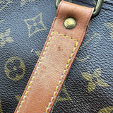 ルイ・ヴィトン LOUIS VUITTON キーポル・バンドリエール55 M41414 ブラウン モノグラム/レザー メンズ ボストンバッグ