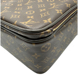 ルイ・ヴィトン LOUIS VUITTON イカール M23252 ブラウン モノグラム/レザー メンズ ビジネスバッグ