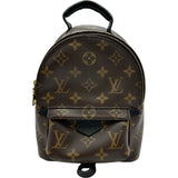 ルイ・ヴィトン LOUIS VUITTON パームスプリングス バックパックMINI M44873 ブラウン モノグラムキャンバス レディース リュック・デイパック