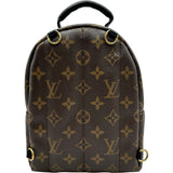 ルイ・ヴィトン LOUIS VUITTON パームスプリングス バックパックMINI M44873 ブラウン モノグラムキャンバス レディース リュック・デイパック