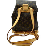 ルイ・ヴィトン LOUIS VUITTON モンスリMM M51136 ブラウン モノグラムキャンバス レディース リュック・デイパック