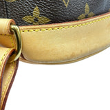 ルイ・ヴィトン LOUIS VUITTON モンスリMM M51136 ブラウン モノグラムキャンバス レディース リュック・デイパック