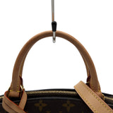 ルイ・ヴィトン LOUIS VUITTON プティパレPM M45900 ブラウン モノグラム/レザー レディース ショルダーバッグ