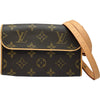 ルイ・ヴィトン LOUIS VUITTON ポシェット・フロランティーヌ M51855 ブラウン モノグラムキャンバス レディース ウエストバッグ