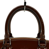 ルイ・ヴィトン LOUIS VUITTON ロックイット M91889 ブラウン ゴートレザー レディース ハンドバッグ