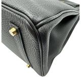 エルメス HERMES バーキン35 T刻 ブラック ゴールド金具 トゴ レディース ハンドバッグ