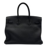 エルメス HERMES バーキン35 T刻 ブラック ゴールド金具 トゴ レディース ハンドバッグ