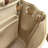 エルメス HERMES エールバッグPM □D刻印 エクリュ/ゴールド シルバー金具 トワル ハンター レディース ハンドバッグ ショルダーバッグ
