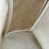 エルメス HERMES エールバッグPM □D刻印 エクリュ/ゴールド シルバー金具 トワル ハンター レディース ハンドバッグ ショルダーバッグ
