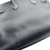 エルメス HERMES バーキン35 □H刻 ブルーオーシャン シルバー金具 トゴ レディース ハンドバッグ