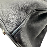 エルメス HERMES バーキン35 □H刻 ブルーオーシャン シルバー金具 トゴ レディース ハンドバッグ