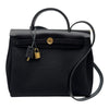 エルメス HERMES エールバッグジップPM K刻 ブラック ゴールド金具 トワル/ハンター レディース ショルダーバッグ