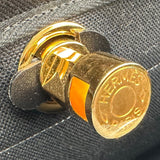 エルメス HERMES エールバッグジップPM K刻 ブラック ゴールド金具 トワル/ハンター レディース ショルダーバッグ
