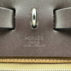 エルメス HERMES エールバッグジップ39 W刻 エベンヌ シルバー金具 トワル/ハンター メンズ ショルダーバッグ