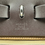 エルメス HERMES エールバッグジップ39 W刻 エベンヌ シルバー金具 トワル/ハンター メンズ ショルダーバッグ